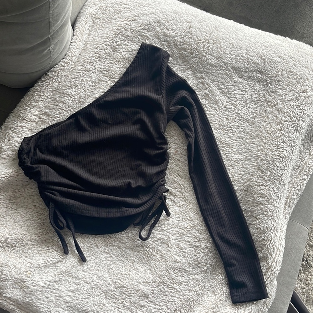 Black Off the Shoulder Top